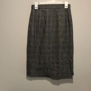 Plaid Business Skirt